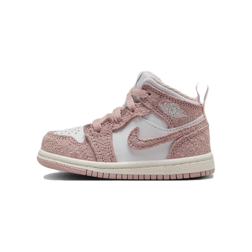 Air Jordan 1 Mid SE TD Legend Pink Baby Sneakers White Sail FN7537-161