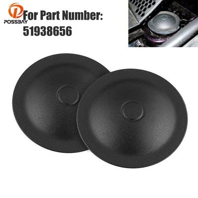 2Pcs Car Front Shock Absorber Top Mount Nut Cover Caps for Ford KA Abarth 500 2007-2017 51938656 Plastic Accessories
