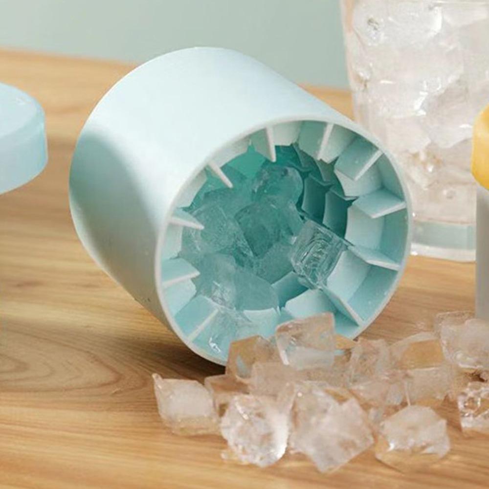 Silicone Ice Cube Trays With Lid Press-Type Design Easy-Release Ice Cup  Home