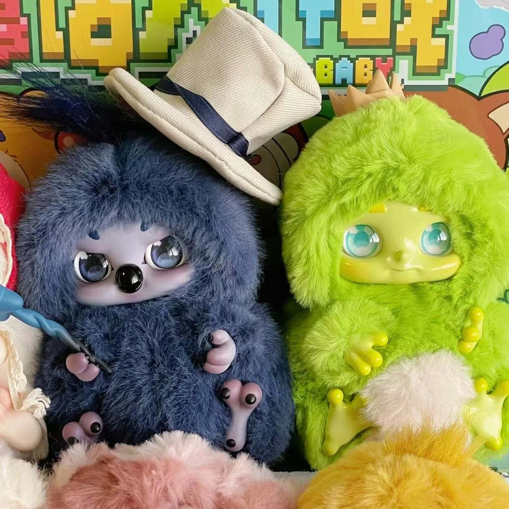 Cino Children's Story Battle Plush Blind Box Mystery Box Kawaii Fluffy Pig Rabbit Doll Cute Anime Figure Toys Desktop Ornaments
