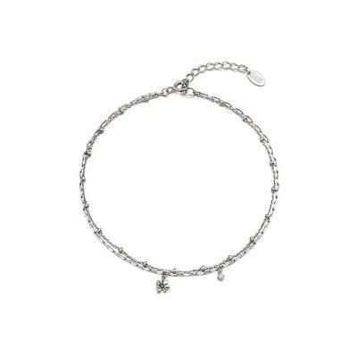 Ασημένιο Βραχιόλι Ποδιού Sc1755