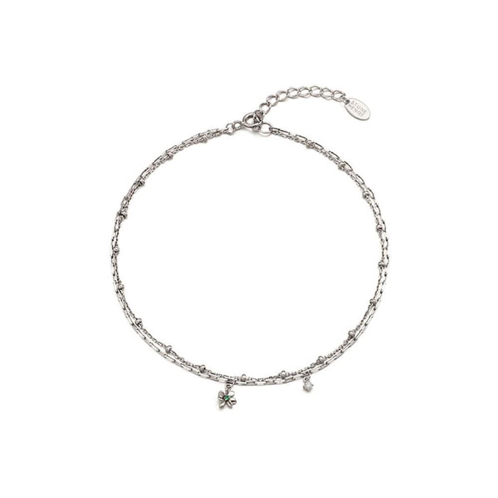 STONEHENGE Silver Anklet Sc1755