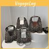 Chic Leopard Print Tote Bag For Women Large Capacity Stylish Shoulder Bag
