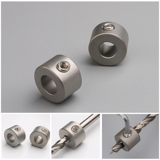 Collier D'arrêt De Profondeur De Forage Réglable, 3 Pièces, En Plastique, Foret De 3 à 5mm, Limiteur De Foret, Assure Un Arrêt De Guidage De Profondeur De Perçage Cohérente