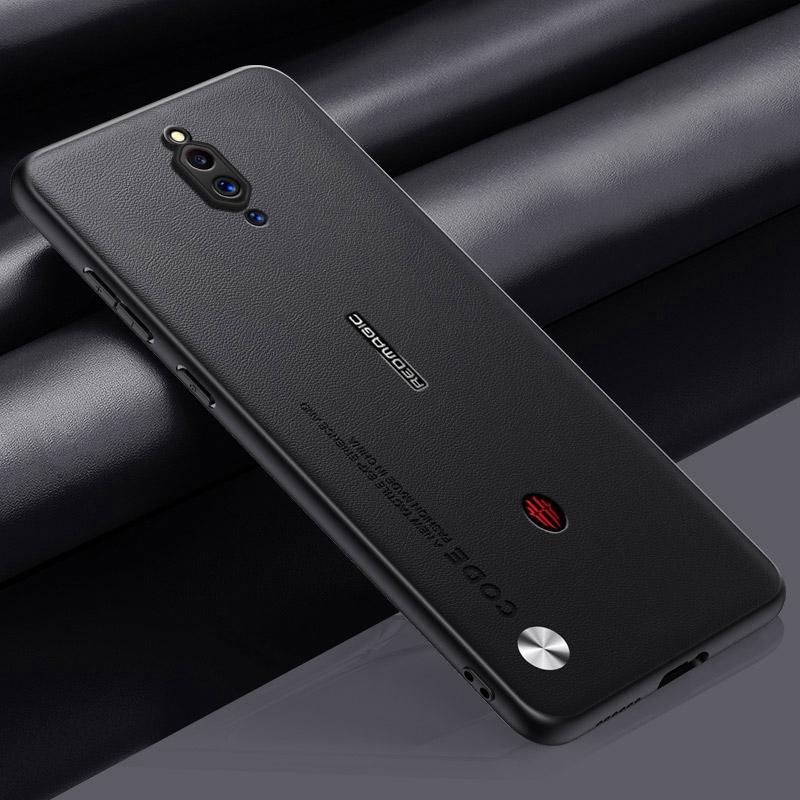 

Роскошный чехол из искусственной кожи для Nubia Red Magic 5G 5S, матовая задняя крышка, силиконовый чехол с полной защитой для телефона RedMagic 5G 5S Coque For Red Magic 5S чёрный