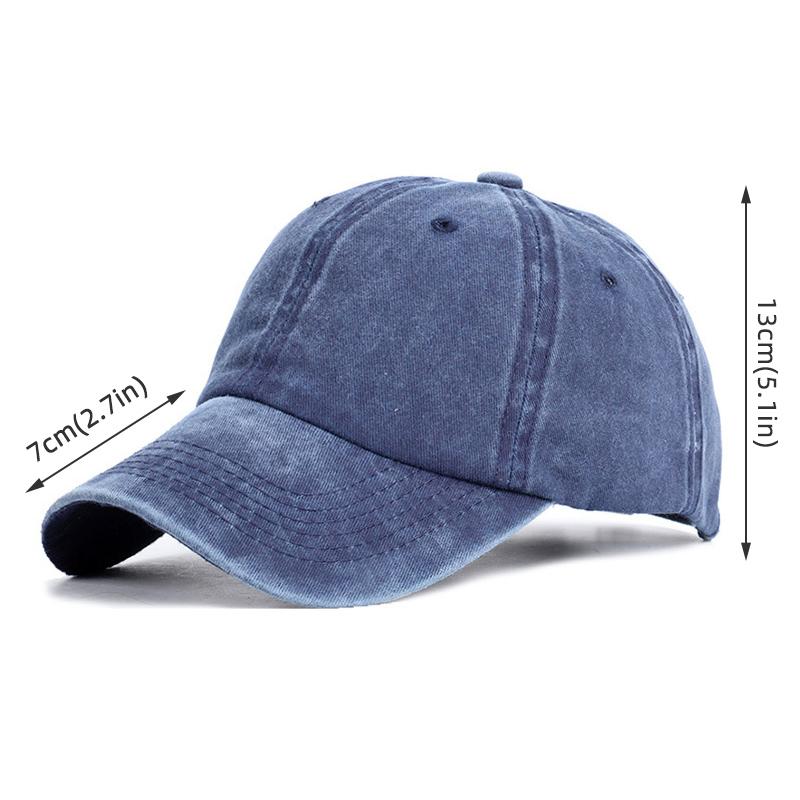 Vintage Washed Cotton Baseball Cap Women Hollow Out Ponytail Hat Outdoor Sports Female Visor Casual Sun Hat