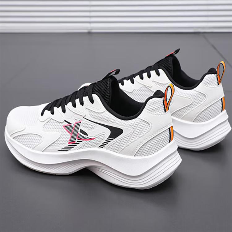Xtep Scarpe da Ginnastica Casual da Corsa Uomo Ultra Leggere Comode alla Moda Ammortizzanti Leggere Basse Bianco Nero 875319110028-5