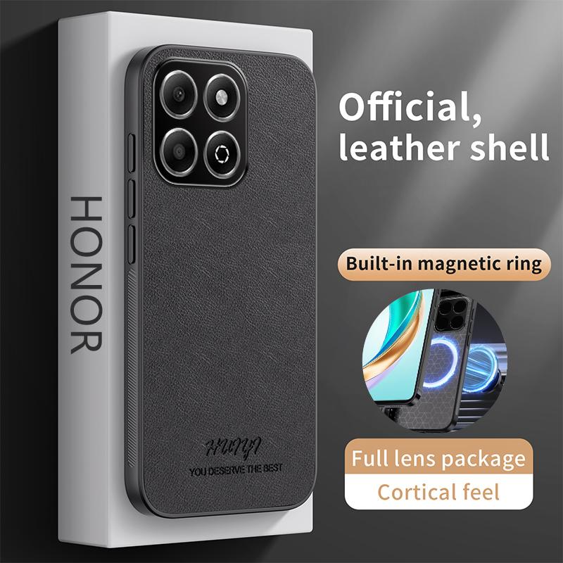 Pro pouzdro Honor X6B Kožené magnetické pouzdro pro Honor X8B X9B X7B X6B Kryt s měkkým nárazníkem