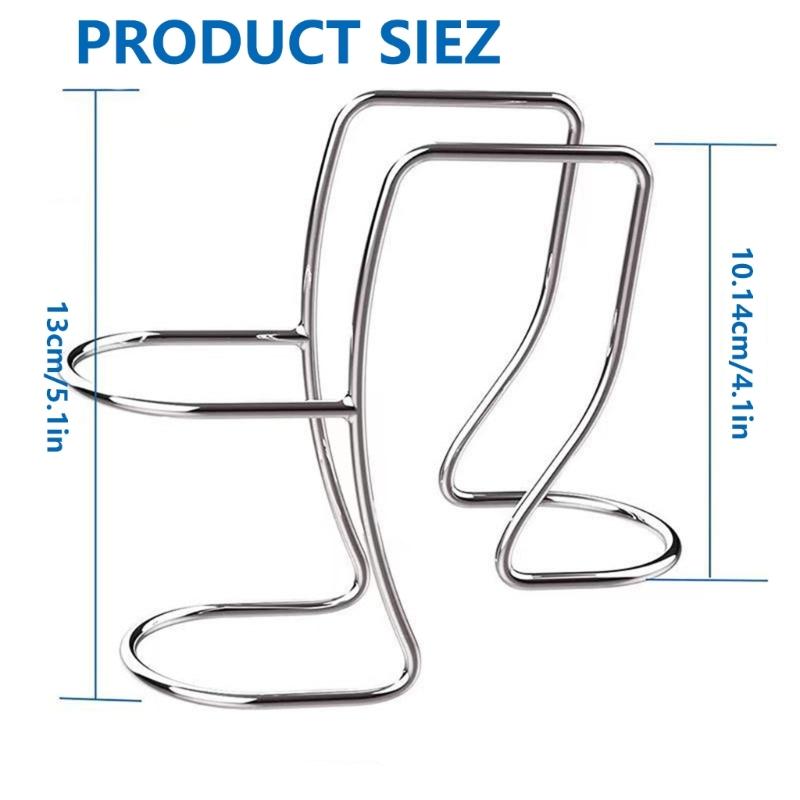 Universally Stainless Steel Drain Hose Guide Drain Pipe Bracket for Laundry Machines Secures Pipe Position Without Tool