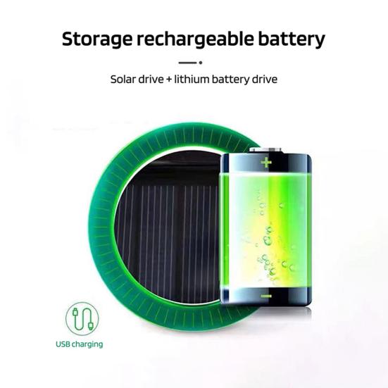 Solar Fan with Strong Airflow Low Three-Speed Adjustment Noise Rechargeable Fishing Hat Clip-on