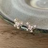 Large Retro 925 Pearl Earrings with Niche Ear Buckles for Women