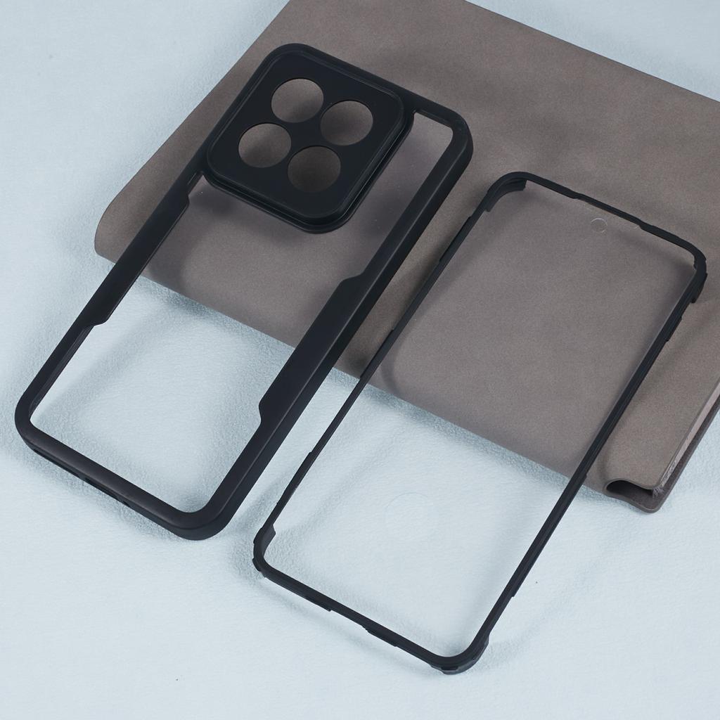 For Xiaomi 14 Pro Case Fully Wrapped Acrylic+TPU Phone Shell
