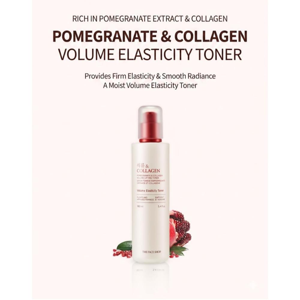 The Face Shop Tonico & Emulsione Voulume Lifting Melograno & Collagene