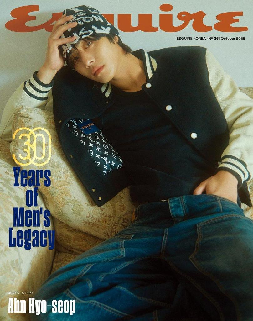 ESQUIRE Korea 2025 OCTOBER Baekhyun, Jungwoo, Ahn Hyo Seop, Yang Se Jong, Lee Soo Hyuk, Ryu Seung Bum, Lily
