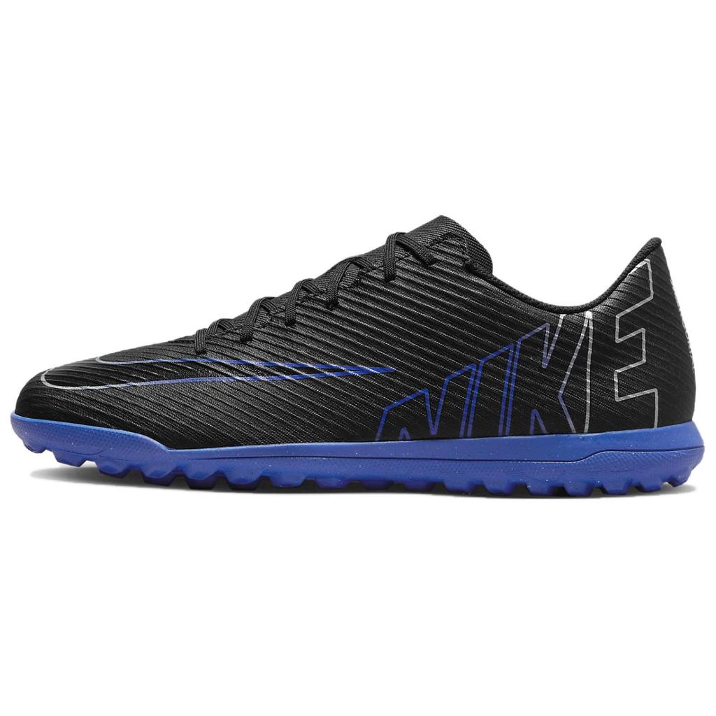 Nike Mercurial Vapor 15 Club Comfortable Versatile Non-Slip Durable Soccer Shoes Unisex Soccer Shoes Black Blue DJ5968-040