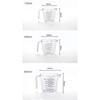 Copo Medidor 150/300/600ml Escala Clara Mostra Caneca Transparente Bico para Verter 3-tamanhos Dispositivo de Medição