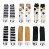 Cat Paw Floor Socks Cute Warm Winter Fuzzy Socks Thickened Stretchy Fluffy Slipper Socks for Home Bedroom Indoor Wear Sleeping
