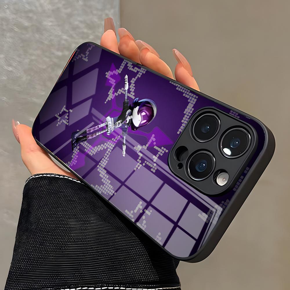Murder Drones Phone Case For IPhone 17 Pro Max 16 15 14 Pro Max 13 11 X Xs Xr 8 7Plus Glass Cover
