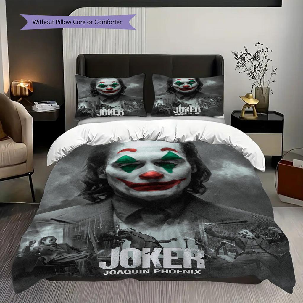 Joker Clown'S Rise Bedding 1 Duvet Cover 2 Pillowcase Without Core Duvet Cover And Pillowcase Christmas Birthday Gift Bedding Set