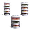 Stackable Food Insulation Cover Dust Proof Portable for Home Kitchen Storage Box
