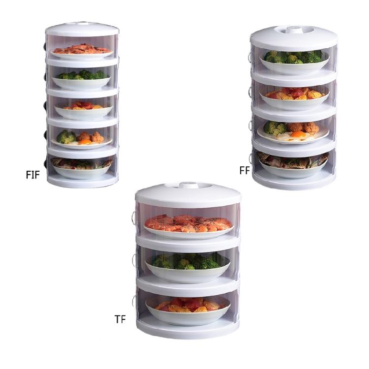 Stackable Food Insulation Cover Dust Proof Portable for Home Kitchen Storage Box