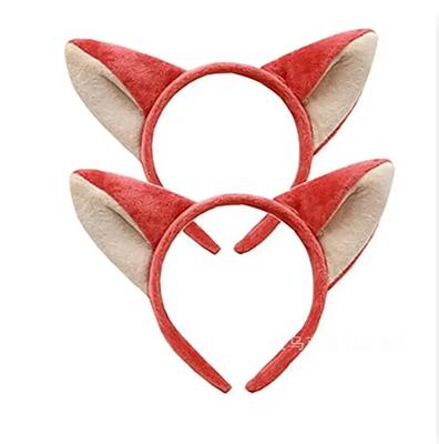 Carina Fascia per Capelli per Bambini con Orecchie da Coniglio e Orecchie da Volpe, Fermaglio per Capelli da Esibizione per Bambini, Raffinata Nuova Gioielleria in Peluche per Bambina
