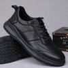 Men'S Shoes Soft Leather Korean Version Of Sports And Leisure Board Shoes Lightweight Versatile Breathable Leather Shoes