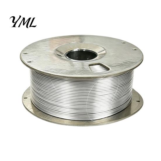 1kg Spool Filament 1.75mm Silk Silver PLA for 3D Printer, Metallic Shiny Filament, Neatly Wound DIY Models Printing Supplies