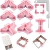 Corner Guides for Chipboard Boxes Divider Assembly Clamps for Gift Box Making DIY Scrapbooking Book Cover Dioramas Decoration