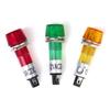 3pcs Red Yellow Green 12V /DC 10mm Power Signal Indicator Light Bulb
