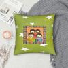Beatled Music Pillow Cover  Comfy Cushion Cover Retro Trendy Pillow Case For Living Room Sofa