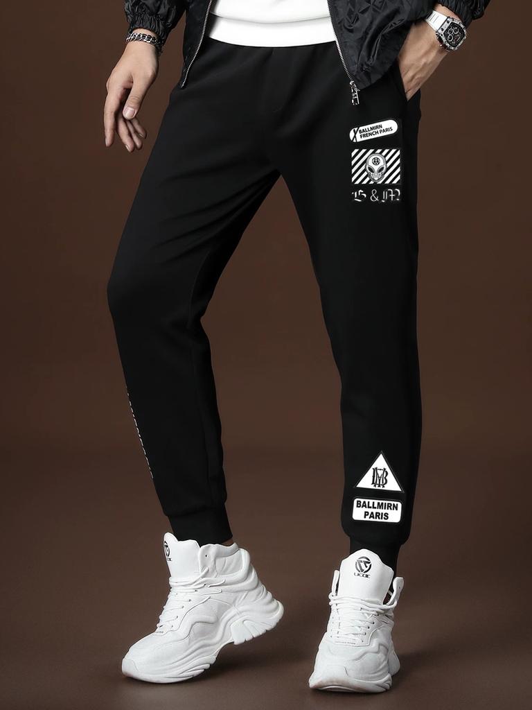 European Style Trendy Men's Jogger Pants 2025 Autumn New Fashion Brand Slim Fit Casual Pants for Men