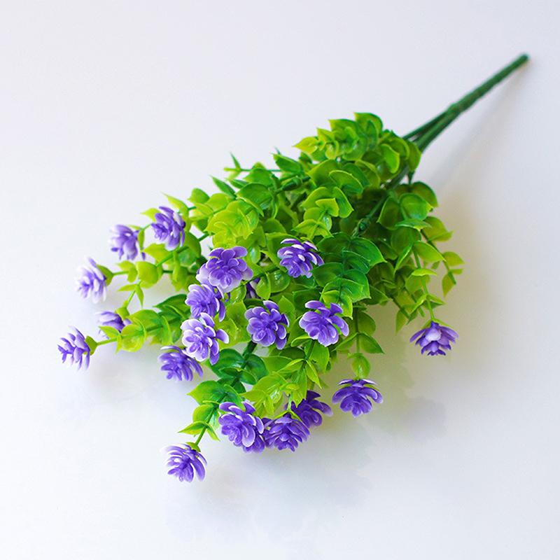 

1 Pc Artificial Plastic Flowers Fake Eucalyptus Plant Wedding Arch Wreath Home Roomornamental Flowerpot Festival Scrapbook Decor