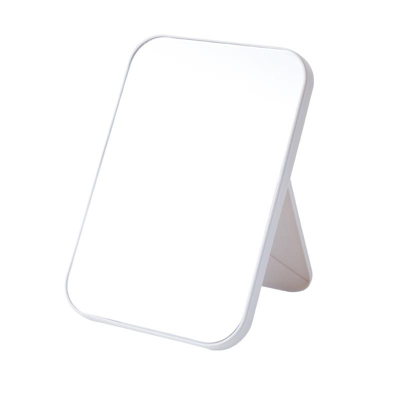 

Makeup Mirror Double Sided Makeup Vanity Mirror Handheld Mirrors Hand Mirror Compact Mirror Cosmetic Tools with Folding Bracket бежевый