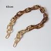 New Fashion Woman Bag Accessory Detachable Part Replacement Chain Leopard Gold Silver Acrylic Strap Women Shoulder Handle Chain