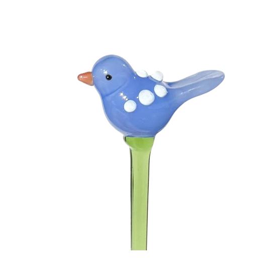 Handmade Mini Glass Animal Figurine Faux Crystal Small Bird Butterfly Bee Ornament