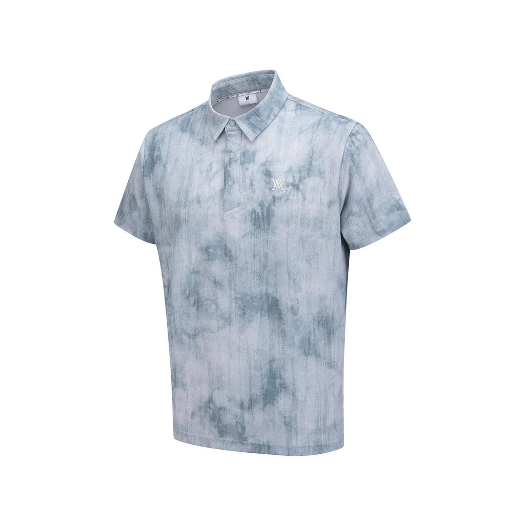 ANEW GOLF Men Smoke Pattern T-Shirt_Bl