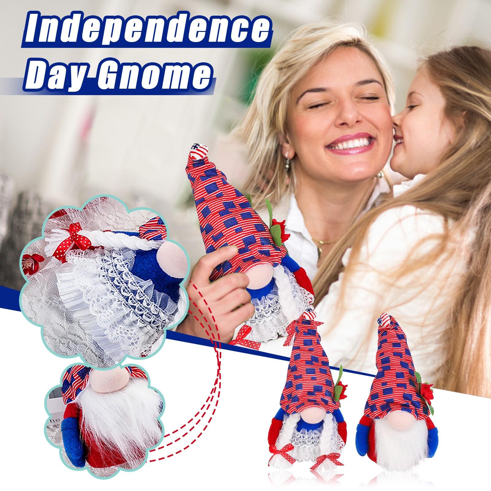 

Independence Day Patriotic Gnome, American President Election Decoration