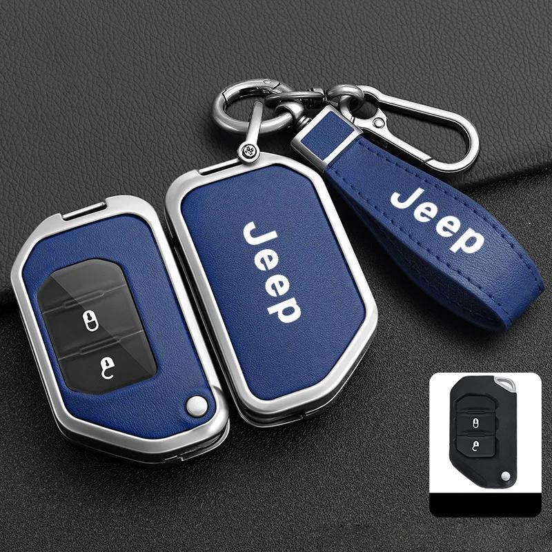 For Jeep Car Remote Key Case Cover Protector Shell For Jeep Gladiator JT Sahara JLU Wrangler JL Rubicon 2018 2019 2 3 4 Butto
