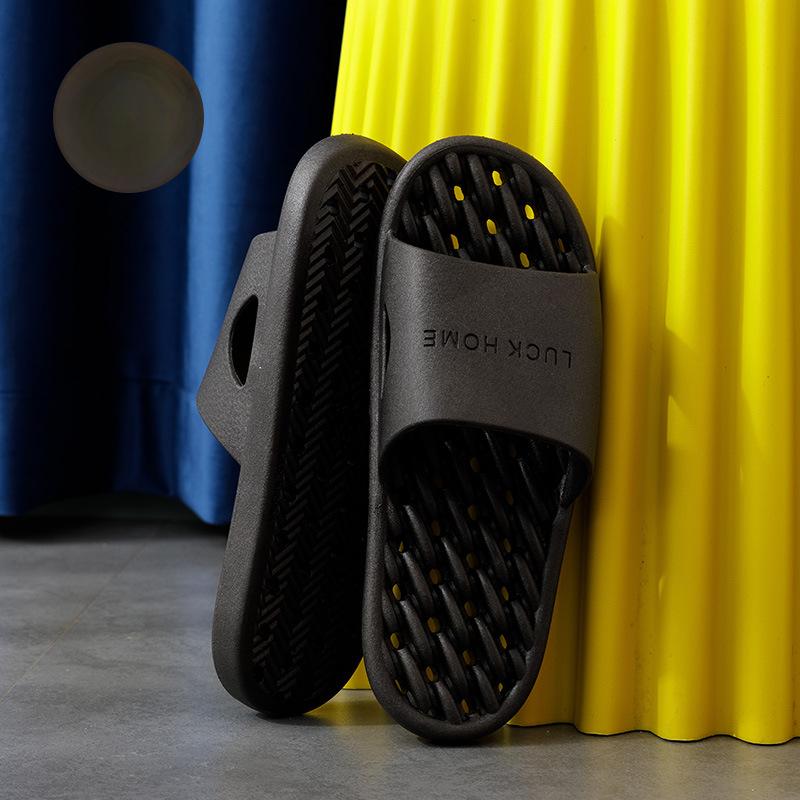 Home Slippers: Hollowed-out, Anti-slip, Simple and Comfortable Soft-soled Indoor Shoes