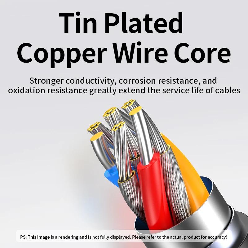 USB 3.2 10Gbps Type C Cable USB A To Type-C Data Transfer USB C SSD Hard Disk Wire 3A PD 65W Fast Charging