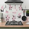 Cartoon Dwarf Kitchen Utensils Wall Stickers Kitchen Wall Decoration Stickers