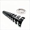 Motorcycle Exhaust Pipe Heat Shield Cover Aluminum Alloy Black 61cm