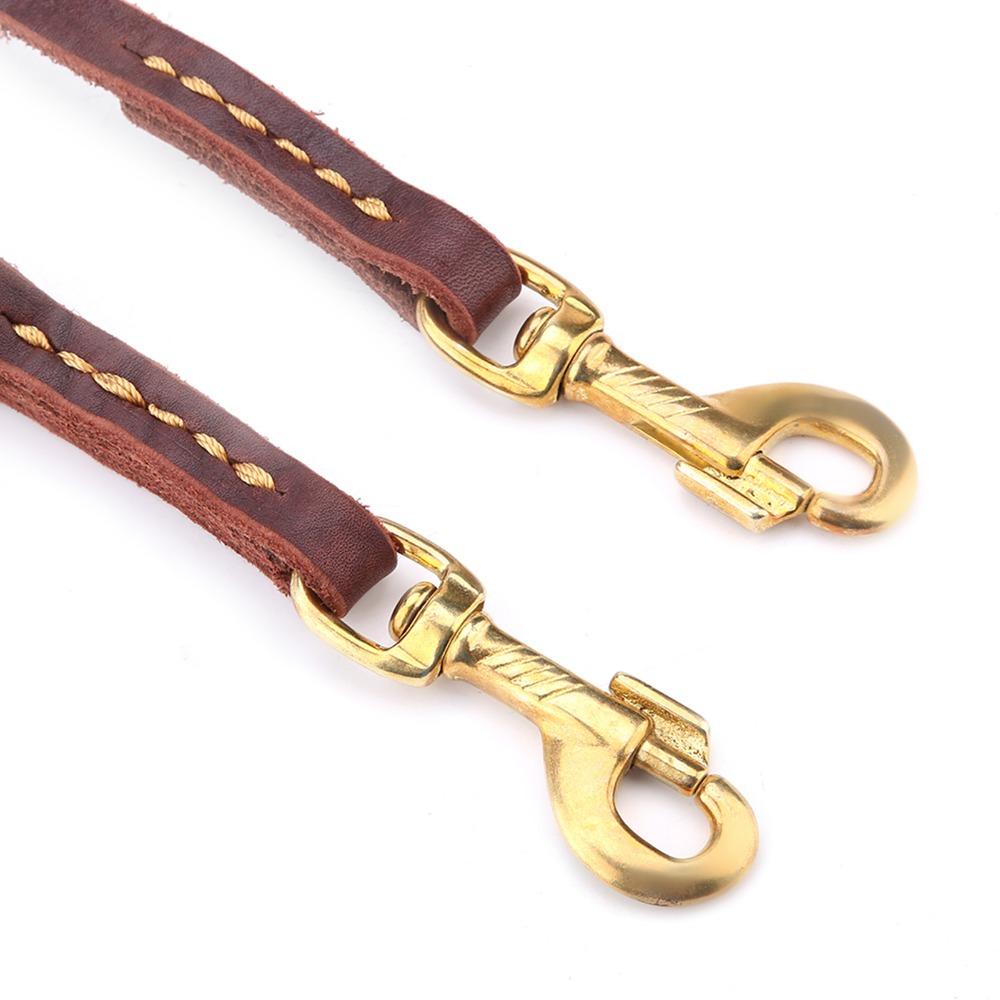 2.3M Extended Length Dual Dog Leash Dual Copper Hooks No-Hands Waist Dog Leash Leisure Pet Walking