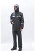 Reflective Raincoat and Pants Set for Electric Motorcycle Riding