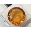 Fabulous Topaz Orange Natural Round Cut 20+ Ct Certified Loose Gemstone