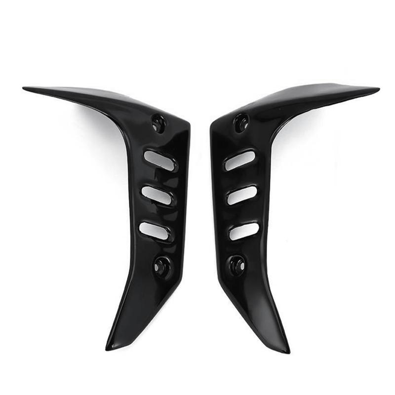 A28G-Motorcycle Fairing Radiator Kits Side Panel Cover Replacement Accessories For Kawasaki Z750 Z 750 2004 2005 2006 2007, Blac