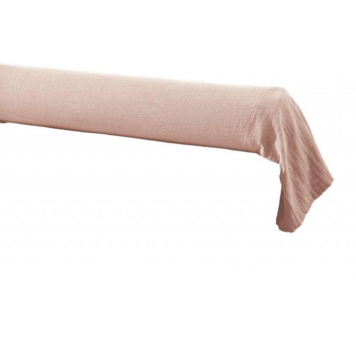 Bolster Case "Gaïa" 85 X 185 Cm "Cotton Gauze" - Gaïa Marshmallow - 85 X 185 Cm