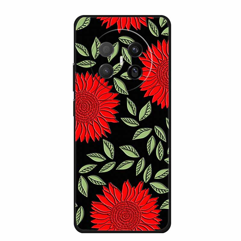 3D Emboss Case For Huawei Mate 70 Air 5G Phone Case Coque Flowers Silicone Soft Back Cover For Huawei Mate 70 Air 2025 Case Capa