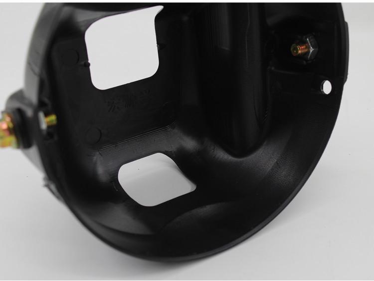 Seven-Inch Round Headlight for YBR/E, JYM-2, Tianji Tianqi 125, Tianjian 125 Motorcycles